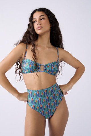 Bikinibroekje Hoge Taille Sao - Paars