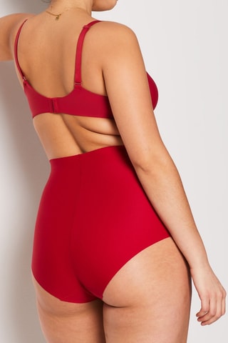 Slip Hoge Taille Controly - Rood