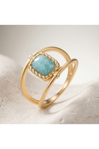 Anel Talisman - Amazonite