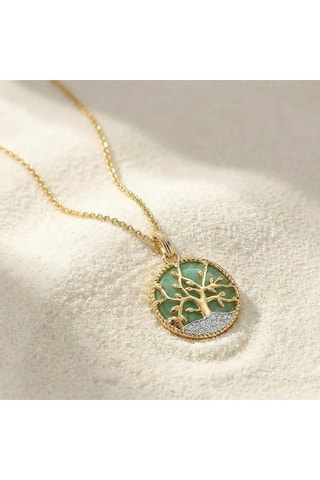 Colar folheado a ouro fino amarelo Albero - Amazonite