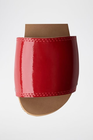 Sandales vernies - Rouge