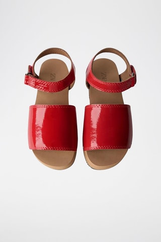 Sandales vernies - Rouge