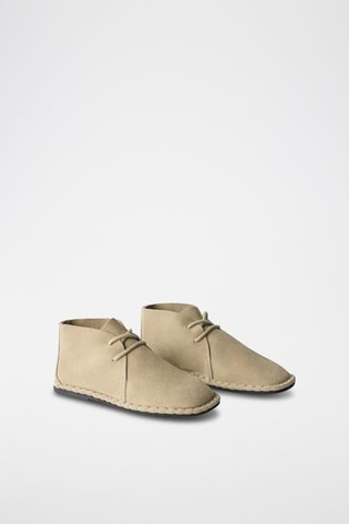 Bottines en nubuck - Beige