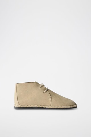 Bottines en nubuck - Beige