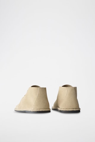 Bottines en nubuck - Beige