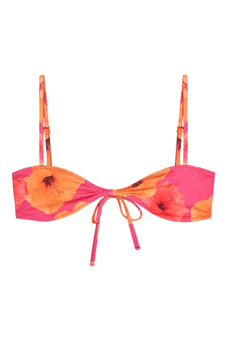 Haute de maillot - Rose et orange