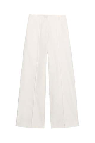 Pantalon taille haute - Blanc