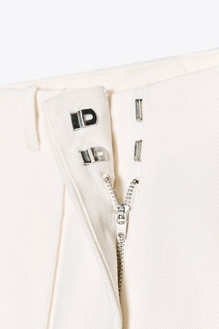 Pantalon taille haute - Blanc
