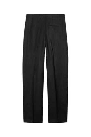 Pantalon en lin - Noir