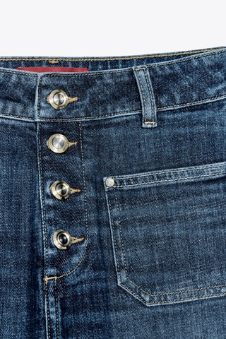 Jean flare taille haute - Bleu foncé