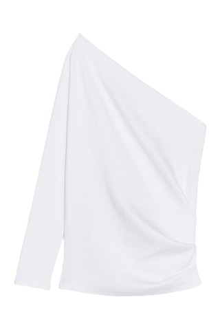 Top asymétrique - Blanc