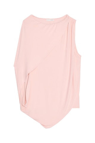 Top drapé - Rose