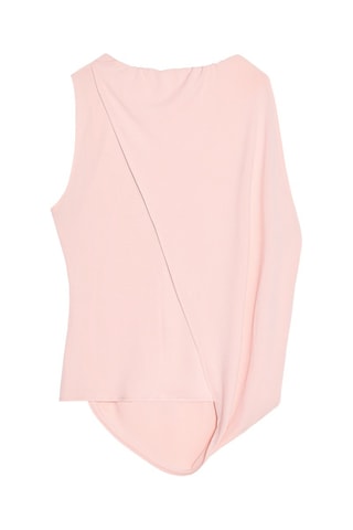 Top drapé - Rose