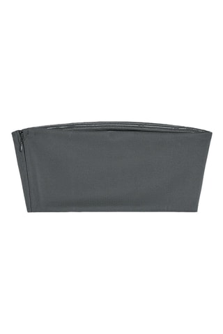 Crop top bustier - Gris foncé
