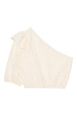 Top en broderie anglaise - Beige