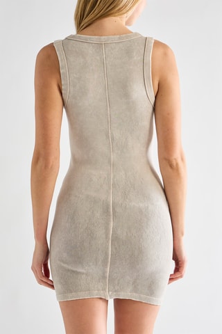 Robe courte - Beige