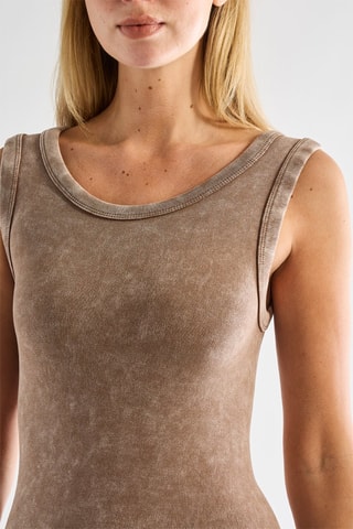 Robe courte - Marron