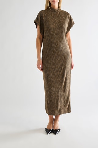 Robe droite - Marron