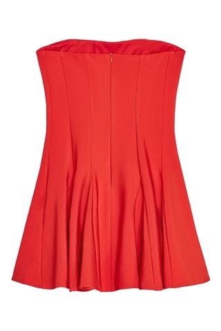 Robe bustier - Rouge
