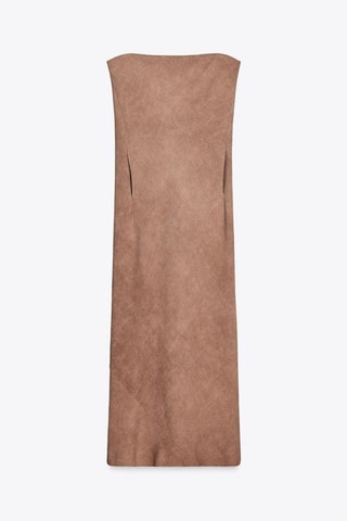 Robe bustier - Marron