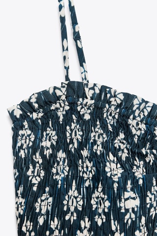 Robe droite - Bleu