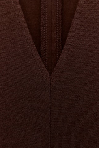 Robe midi - Marron