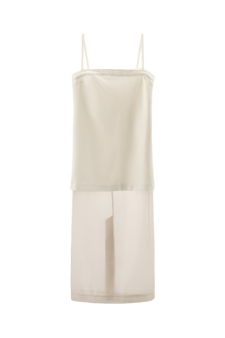 Robe midi - Blanc
