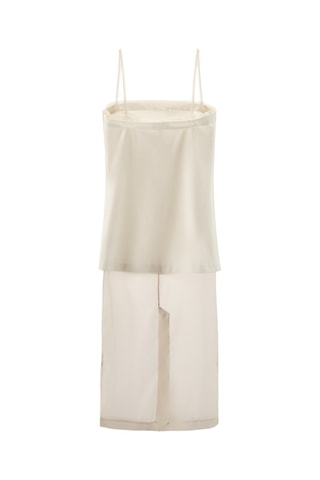 Robe midi - Blanc