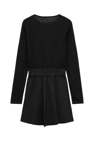 Robe trompe-l’œil - Noir
