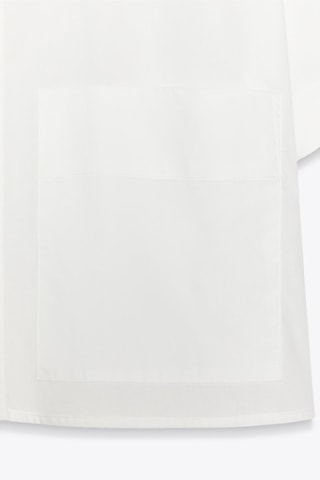 Chemisier cropped - Blanc