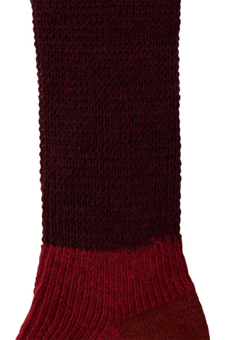 Chaussettes - Bordeaux et rouge