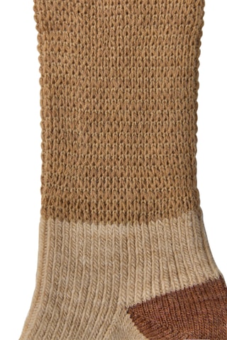 Chaussettes - Marron et beige