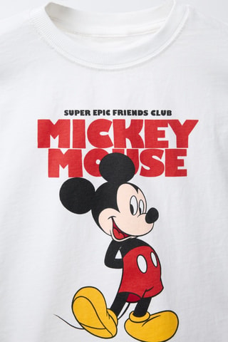 T-shirt et short Mickey Disney - Blanc et bleu cobalt