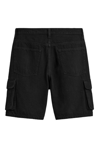 Short en jean - Noir