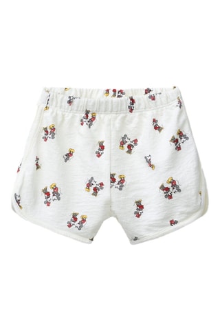 Bermuda Mickey et Minnie Disney - Blanc