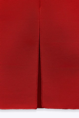 Jupe droite - Rouge