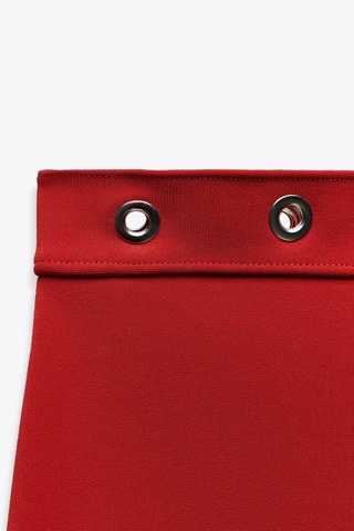 Jupe droite - Rouge