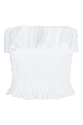 Top bustier - Blanc