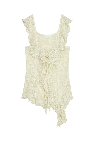 Top en dentelle - Ecru