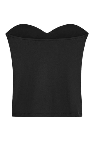 Top bustier - Noir
