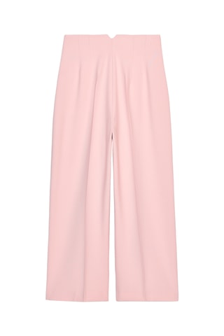 Pantalon taille haute - Rose