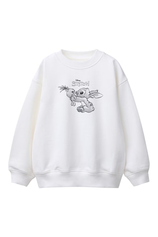 Sweat Stitch Lilo et Stitch Disney - Blanc