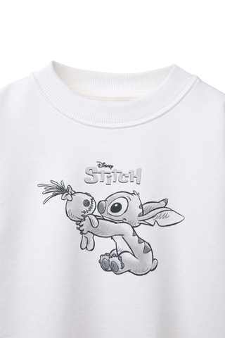 Sweat Stitch Lilo et Stitch Disney - Blanc