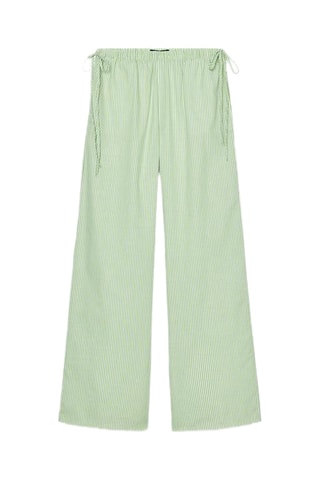 Pantalon palazzo - Vert clair