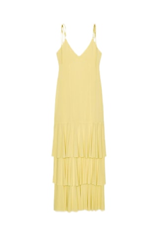 Robe volantée - Jaune