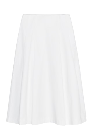 Jupe midi - Blanc
