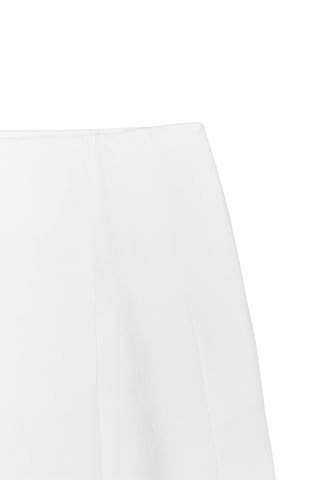 Jupe midi - Blanc