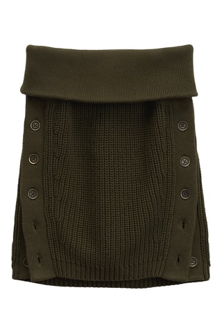 Top bustier - Kaki