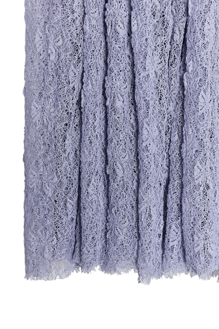 Jupe longue en dentelle - Mauve