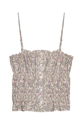 Top - Beige et violet